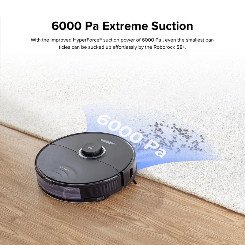 Roborock S8+ Robot Vacuum with Auto-Empty Dock