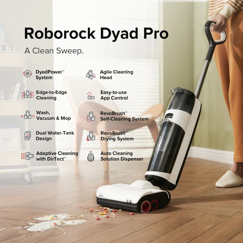 Roborock S8 Pro Ultra & Dyad Pro Wet and Dry Vacuum Bundle