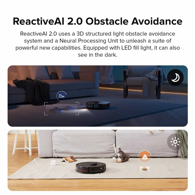 Roborock S7 MaxV Ultra Robot Vacuum with Empty Wash Fill Dock