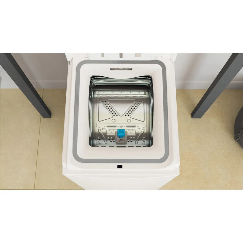 Whirlpool TDLR 6240S IT Lavatrice A Libera Installazione A Carica Dall'alto 6 Kg, 1200 Giri, Tecnologia 6° Senso, Soft Opening, Classe C, Bianco