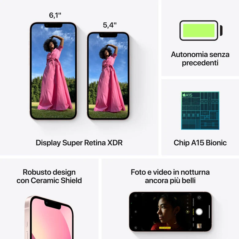 Apple iPhone 13 mini 256GB Rosa