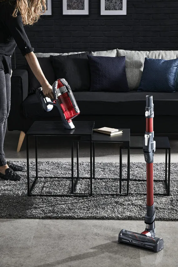 Rowenta X-Force RH9879 XFORCE FLEX 11.60 Animal Care, Scopa Ricaricabile, Aspirapolvere con Tubo Flessibile per raggiungere ogni punto, Motore Digitale, 130 Air Watt di potenza, Aspira 45 mi