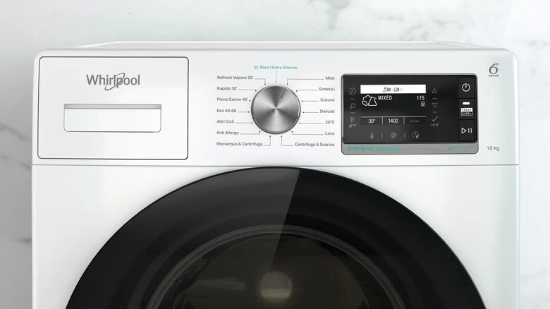 Whirlpool W6 W045WB IT lavatrice Caricamento frontale 10 kg 1400 Giri/min B Bianco