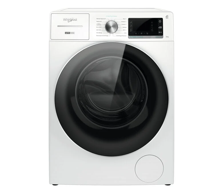 Whirlpool W8W846WR IT lavatrice Caricamento frontale 8 kg 1400 Giri/min A Bianco
