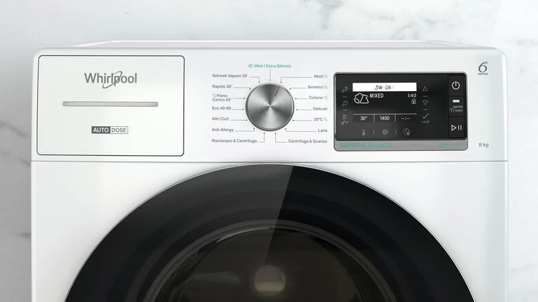 Whirlpool W8W846WR IT lavatrice Caricamento frontale 8 kg 1400 Giri/min A Bianco