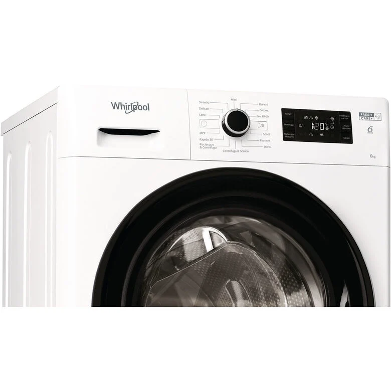 Whirlpool FWSG 61251 B IT N lavatrice Caricamento frontale 6 kg 1200 Giri/min F Bianco